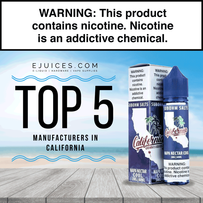 Top 5 eJuice Manufacturers in California