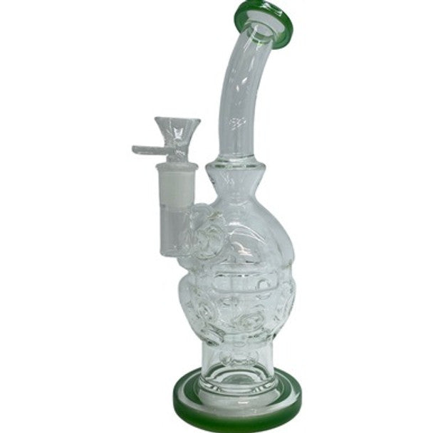 10" Bubble Percolator Glass Water Pipe