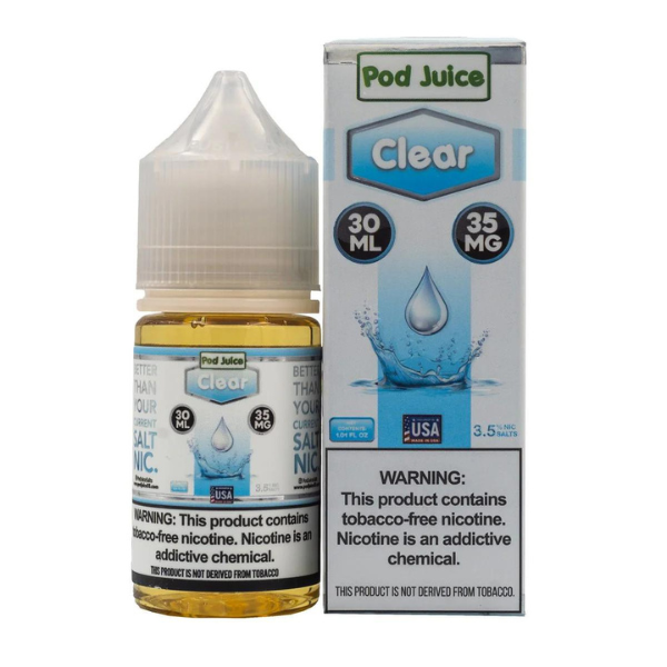 Best Deal Pod Juice Salt Vape Juice 30ML Clear