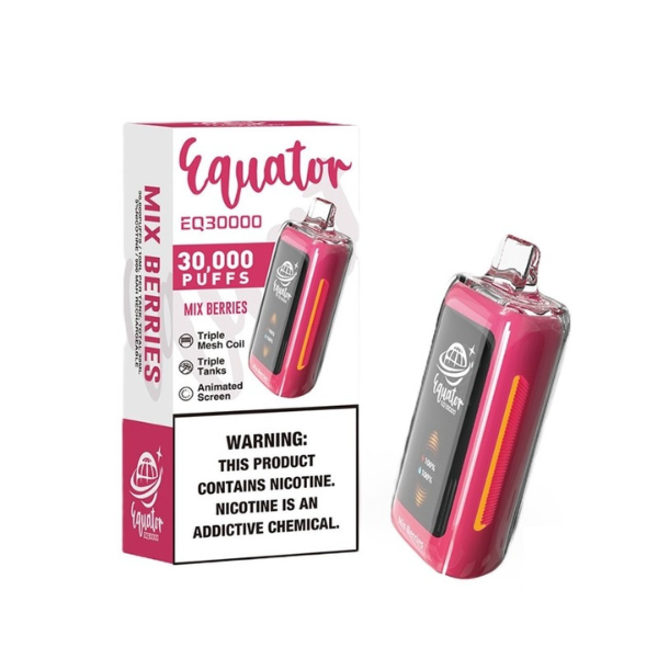 Best Deal Equator EQ30000 Rechargeable Disposable Vape 30ml - Mix Berries