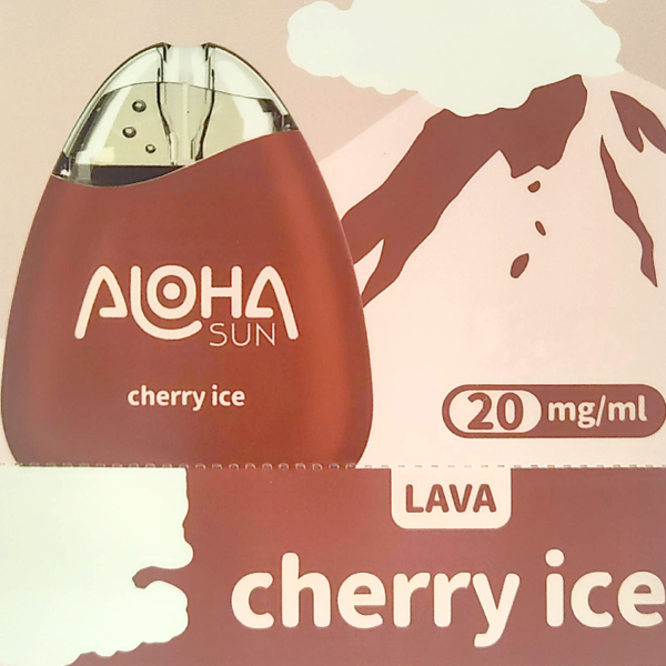 Best Deal Aloha Sun Lava 1000 Puffs Disposable 2% 2mL  Cherry Ice