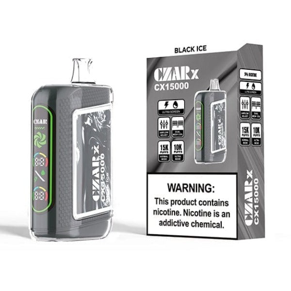 Best Deal CZAR CX15000 Disposable Vape - Black Ice