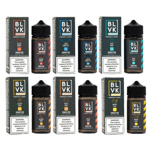 BLVK Hundred Synthetic Vape Juice 100mL Best Flavors