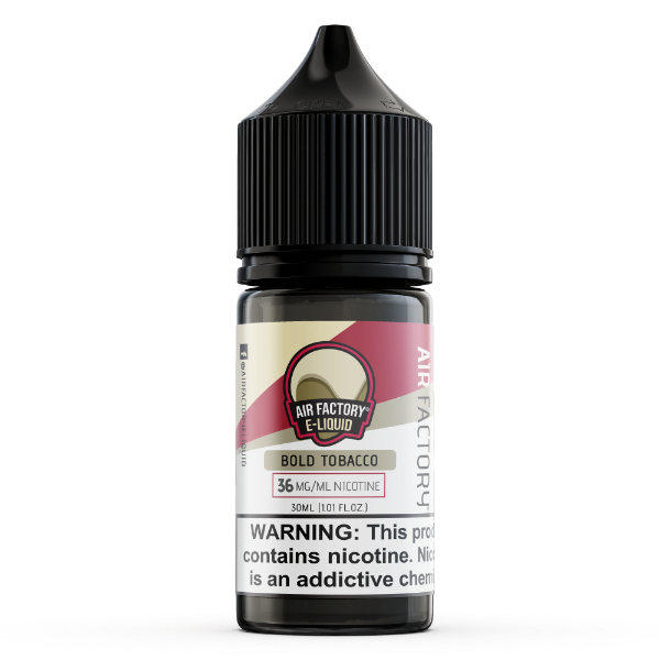 Best Deal Air Factory Salts Vape Juice 30mL Bold Tobacco