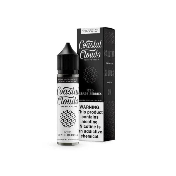 Best Deal Coastal Clouds Vape Juices 60mL  Iced Grape Berries