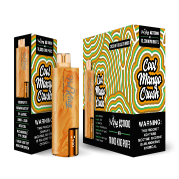 Pod King XC10000 Disposable Vape - Cool Mango Crush