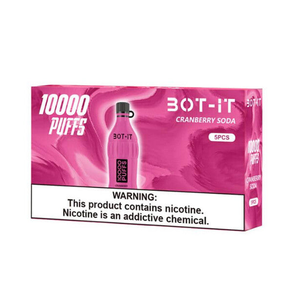 BOT-IT 10000 Puffs Rechargeable Vape 5 Pack