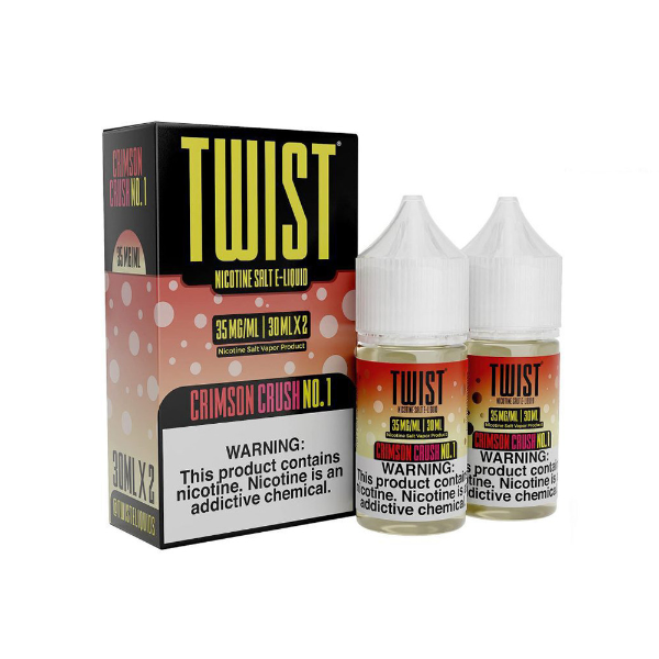 Lemon Twist 30mL x 2 Vape Juice Best Flavor Crimson Crush No.1