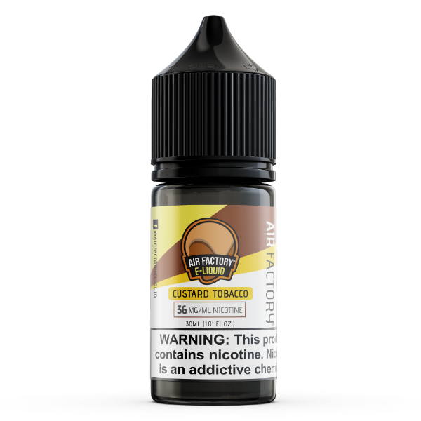 Best Deal Air Factory Salts Vape Juice 30mL Custard Tobacco