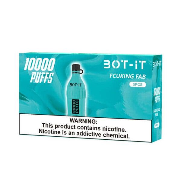 BOT-IT 10000 Puffs Rechargeable Vape 5 Pack