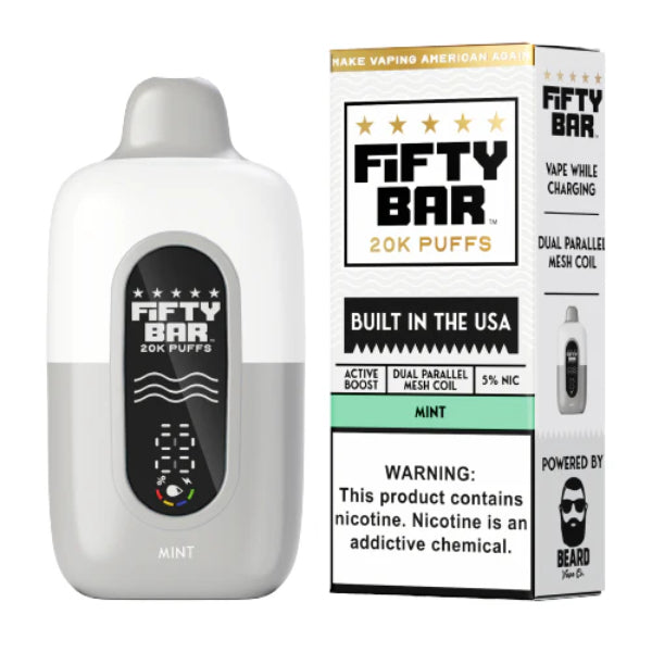 Fifty Bar 20000 Puffs Disposable Vape Mint