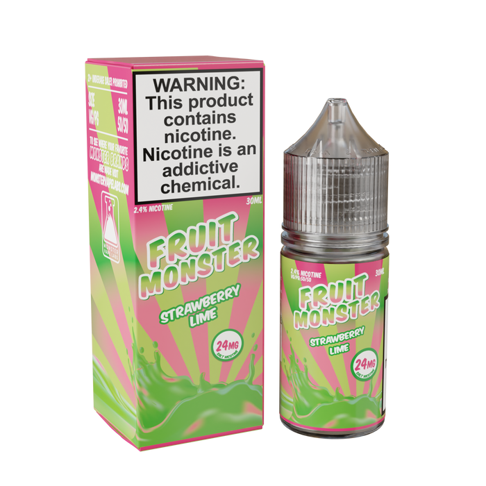 Best Deal  Fruit Monster Salts 30mL Vape Juice - Strawberry Lime