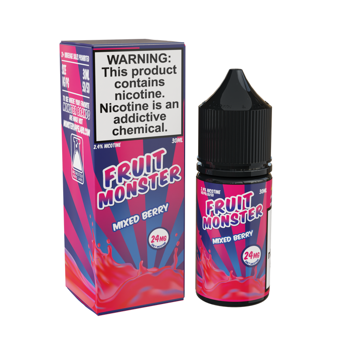 Best deal Fruit Monster Salts 30mL Vape Juice -  Mixed Berry