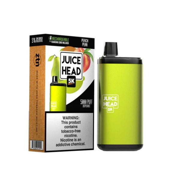 Best Deal Juice Head 5K Single TFN Disposable Vape 10mL Peach Pear