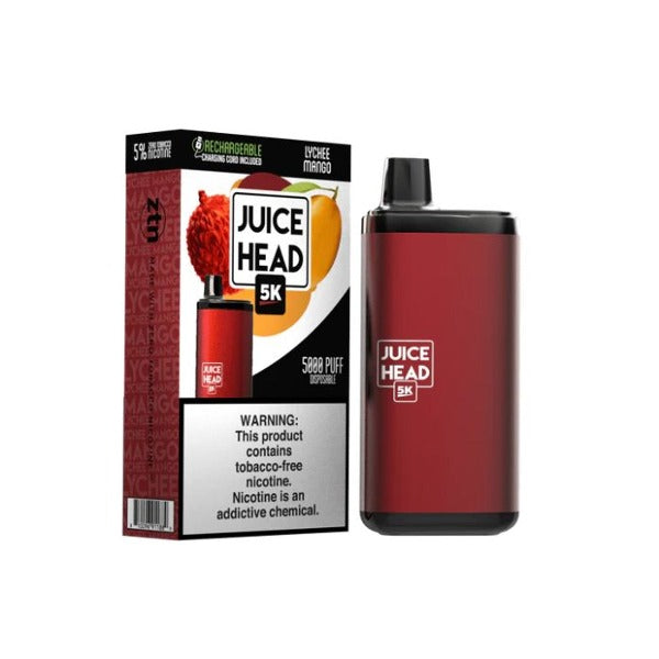 Best Deal Juice Head 5K Single TFN Disposable Vape 10mL Lychee Mango