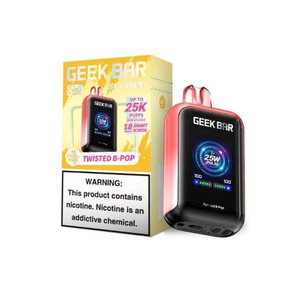 Best Deal Geek Bar Skyview 25,000 Puffs Disposable Vape 16ml Twisted B-Pop