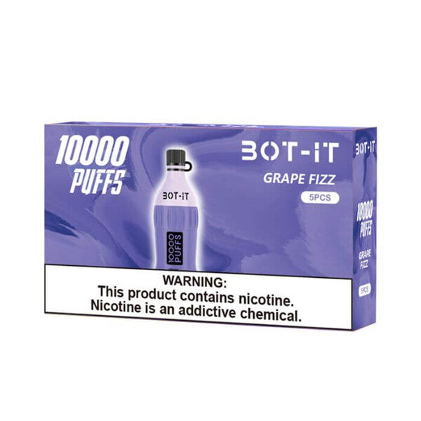 BOT-IT 10000 Puffs Rechargeable Vape 5 Pack