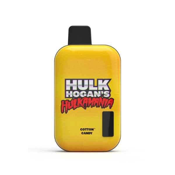 Best Deal Hulk Hogan Hulkamania 8000 Puffs Disposable Vape 18mL Cotton Candy