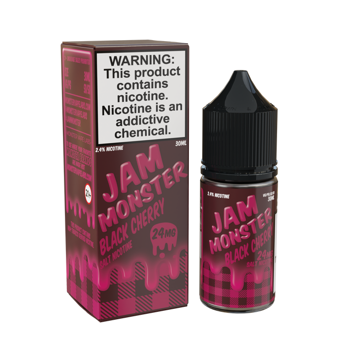 Best Deal Jam Monster Salts 30ML Vape Juice - Black Cherry