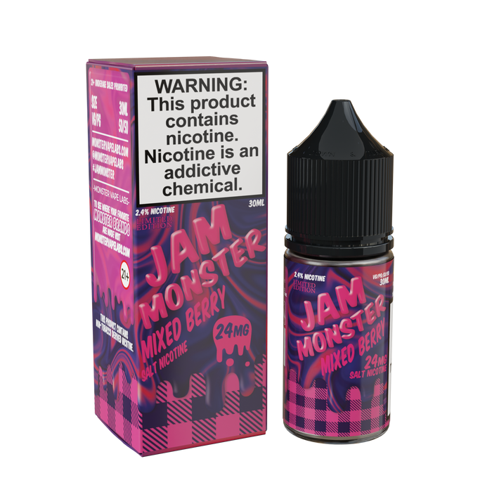 Best Deal Jam Monster Salts 30ML Vape Juice - Mixed Berry 