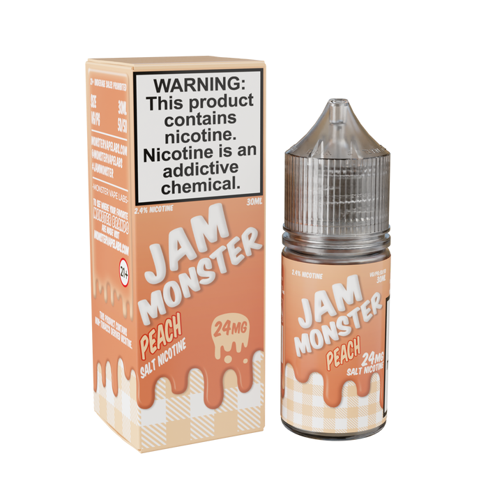 Best Deal Jam Monster Salts 30ML Vape Juice - Peach