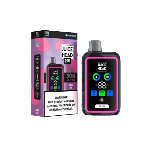 Juice Head 30000 Puffs Disposable Vape Grape Pop