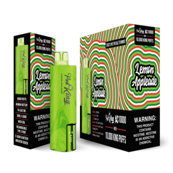 Pod King XC10000 Disposable Vape - Lemon Appleade