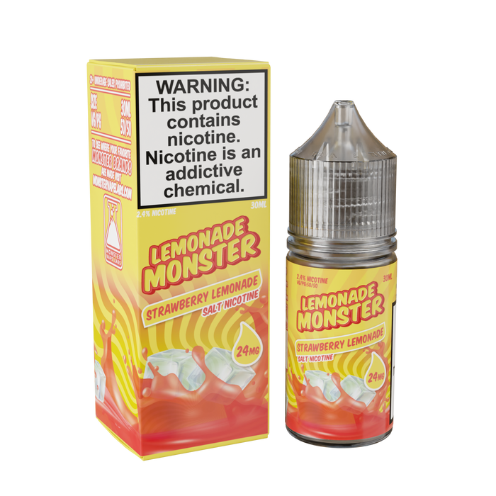 Best Deal Lemonade Monster Salt 30mL Vape Juice - Strawberry Lemonade