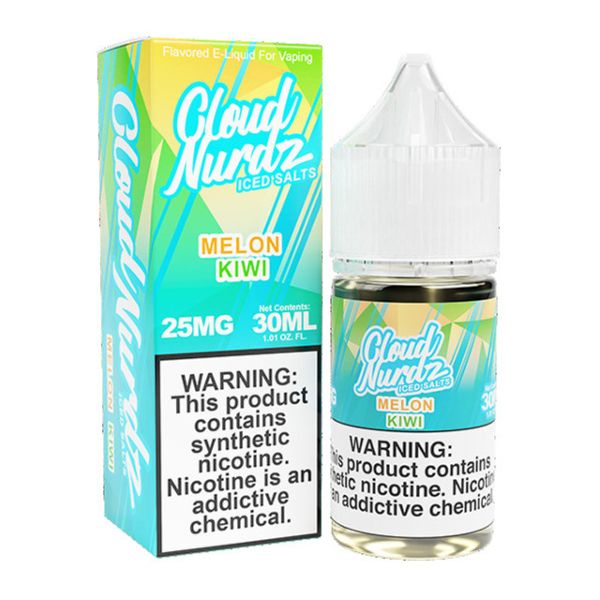 Best Deal Cloud Nurdz TFN Salts 30mL - Melon Kiwi Iced