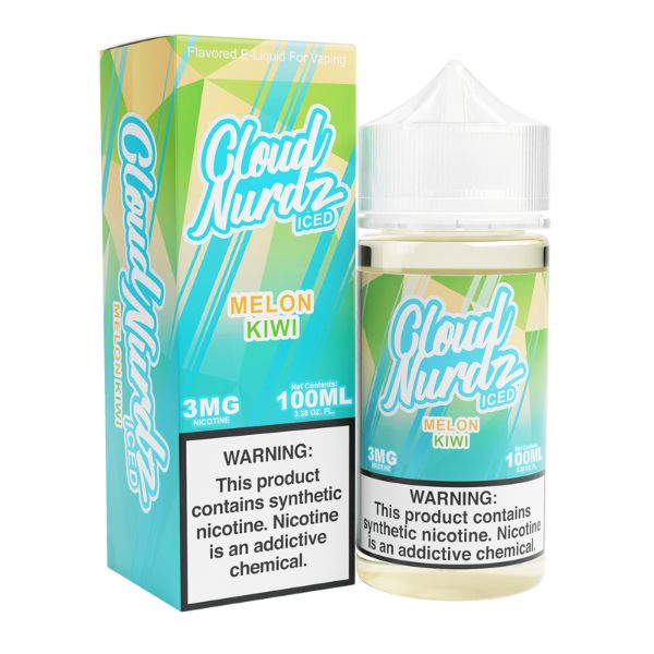 Best Deal Cloud Nurdz TFN Vape Juice 100mL - Melon Kiwi Iced