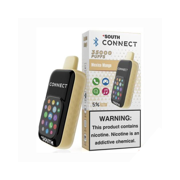 Best Deal North South Connect 35K Puffs Phone Disposable Vape 18mL 5 Pack - Mexico Mango