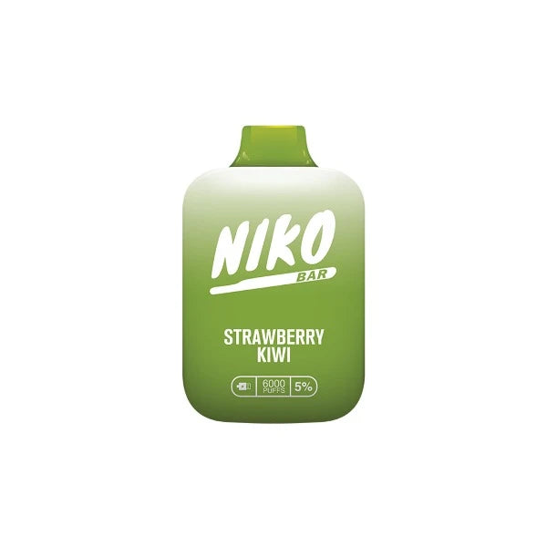 Best Deal Niko Bar 7000 Puffs Disposable 15mL Strawberr Kiwi