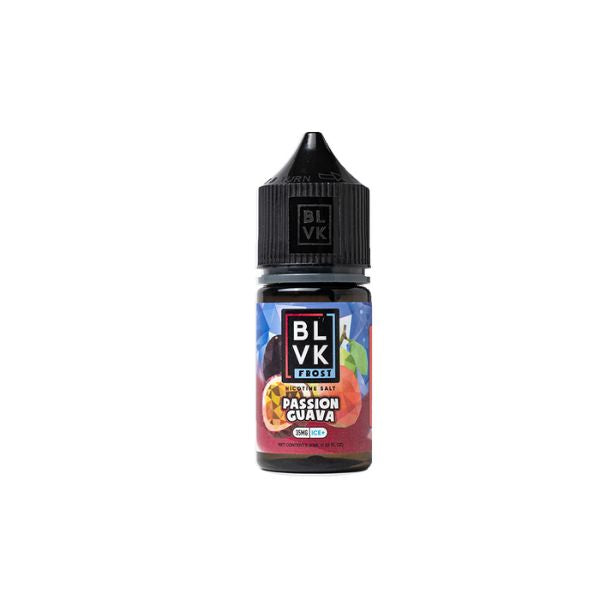 BLVK Frost Series Salt E-Liquid 30mL Best Flavor Passion Guava Ice