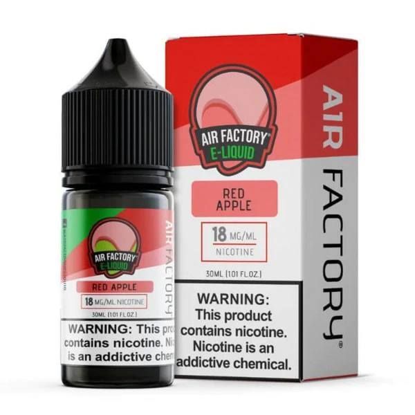 Best Deal Air Factory Salts Vape Juice 30mL Red Apple