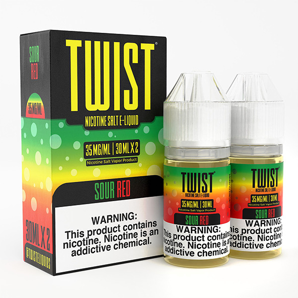 Lemon Twist 30mL x 2 Vape Juice Best Flavors  Sour Red