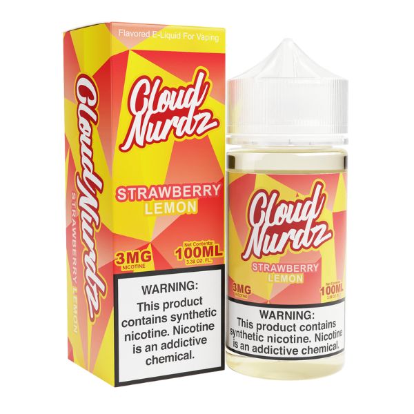 Best Deal Cloud Nurdz TFN Vape Juice 100mL - Strawberry Lemon