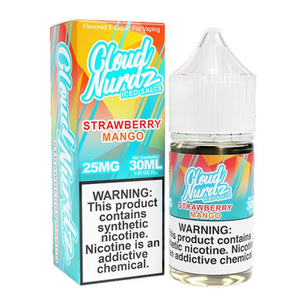 Best Deal Cloud Nurdz TFN Salts 30mL - Strawberry Mango Iced