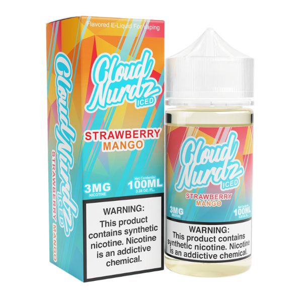 Best Deal Cloud Nurdz TFN Vape Juice 100mL - Strawberry Mango Iced