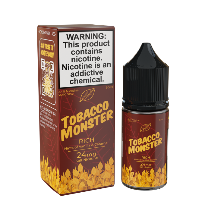 Best Deal Tobacco Monster Salt Series 30mL - Rich