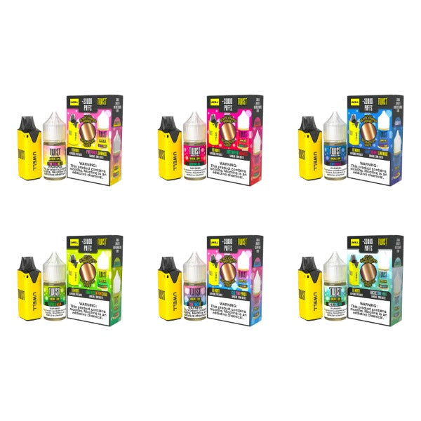 Uwell V6 Pod Kit + Twist Salts 30mL Bundle