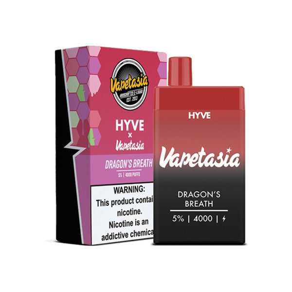 Best Deal Vapetasia Hyve Mesh 4000 Puffs Single Disposables Vape 10mL Dragon's Breath