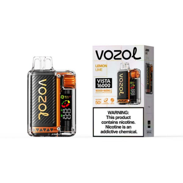 Best Deal Vozol Vista 16,000 Puffs Disposable 5 Pack - Lemon Lime