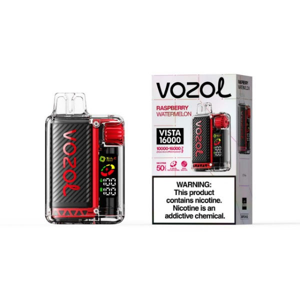 Best Deal Vozol Vista 16,000 Puffs Disposable 5 Pack - Raspberry Watermelon