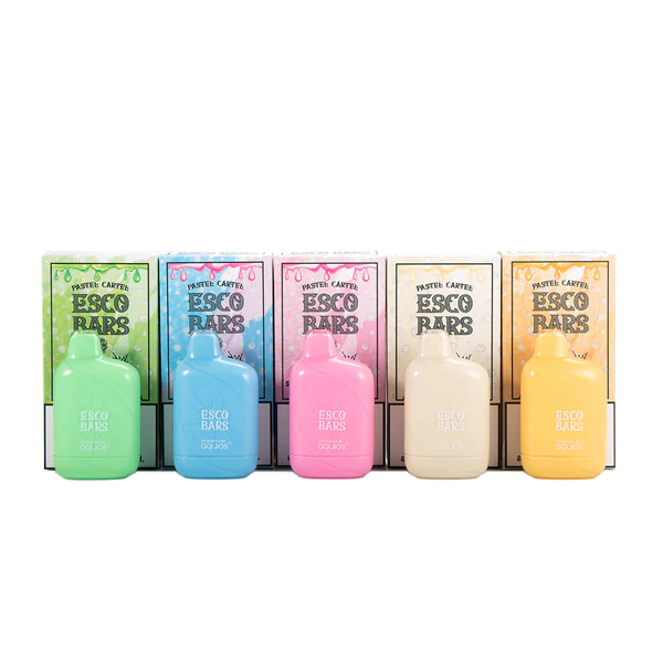 Best Flavors Aquios x Esco Bars Mega 6000 Puffs Disposable Vape 15mL 10 Pack