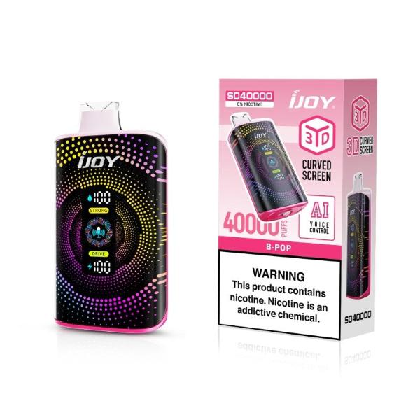 Best Deal iJoy SD40000 40K Puffs AI Voice Control Disposable B-Pop