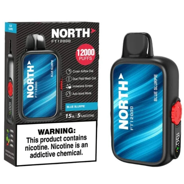 Best Deal North FT12000 Disposable Vape 15mL Blue Slurpie