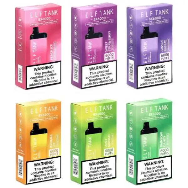 Elf Tank BX6000 Disposable Vape 14mL