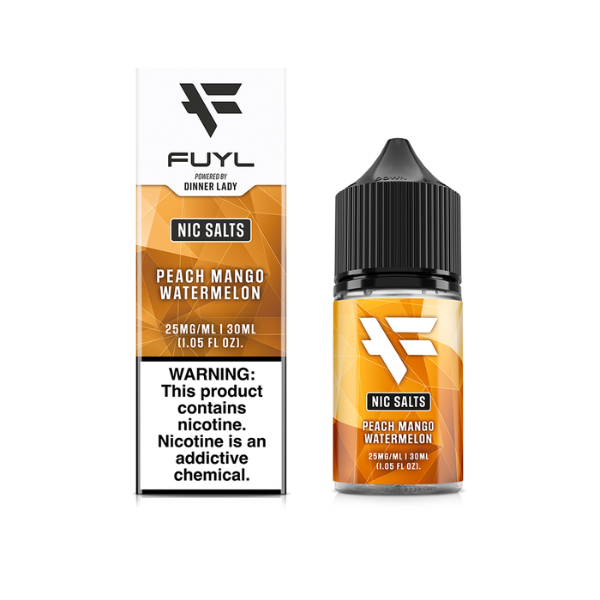 Best Deal Fuyl Salt E-Liquid Vape Juice 30mL -  Peach Mango Watermelon