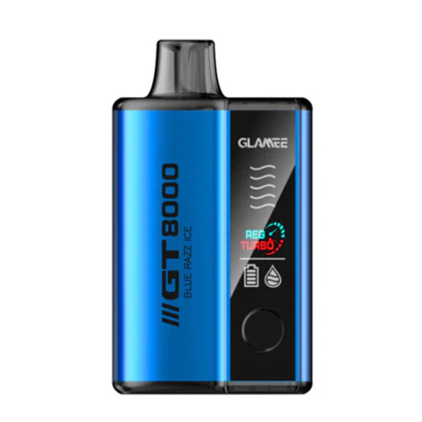 Best Deal Glamee GT 8000 Puffs Disposable Vape 16mL Blue Razz Ice