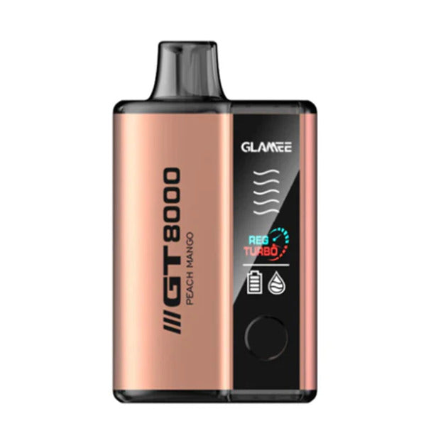 Best Deal Glamee GT 8000 Puffs Disposable Vape 16mL Peach Mango